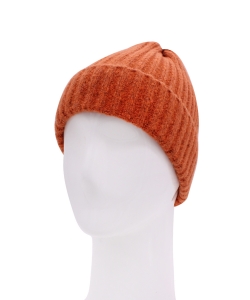 Knitted Beanie Hat HA320007 ORANGE